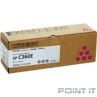Ricoh 408190 Принт-картридж SP C360E малиновый {SPC360/361 (1500 страниц)}