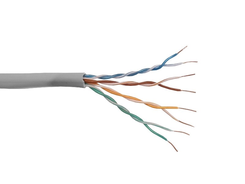 Кабель U/UTP Cat 5е PVC нг(А)-LSLTx 4х2х0,52