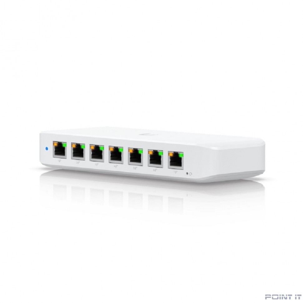 UBIQUITI USW-Ultra-60W PoE-коммутатор, 8х 1G RJ45, раздача 52 Вт