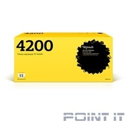 T2 ML-1520D3/ML-1710D3/SCX-4100D3/SCX-4216D3/SCX-D4200A/109R00725/109R00748/113R00667/013R00607 Картридж (TC-S4200U) для ML-1510/1710/SCX-4100/4200/Xerox 3115/3120/3130/PE16/PE114 (3000 стр.) с чип