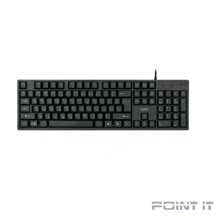 CBR KB 112, Клавиатура проводная полноразмерная, USB, 104 клавиши, длина кабеля 2 м