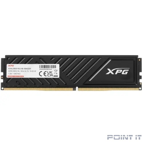 A-data DDR4 XPG SPECTRIX D35G 16GB DDR4-3600 AX4U360016G18I-SBKD35G,CL18, 1.35V BLACK