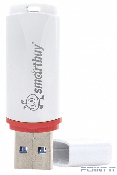 Smartbuy USB Drive 4Gb Crown White SB4GBCRW-W