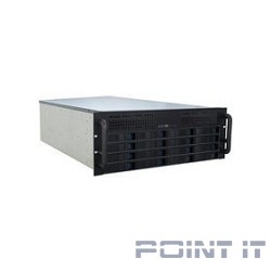 Procase ES416S-SATA3-B-0 черный 4U 16 SATA3/SAS 6Gb hotswap HDD,глубина 550мм,MB 9.6"x12", без Б/П