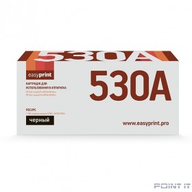 Easyprint CF530A Картридж LH-CF530A для HP CLJ Pro M154a/M154nw/M180n/M180fw (1100стр.) черный, с чипом