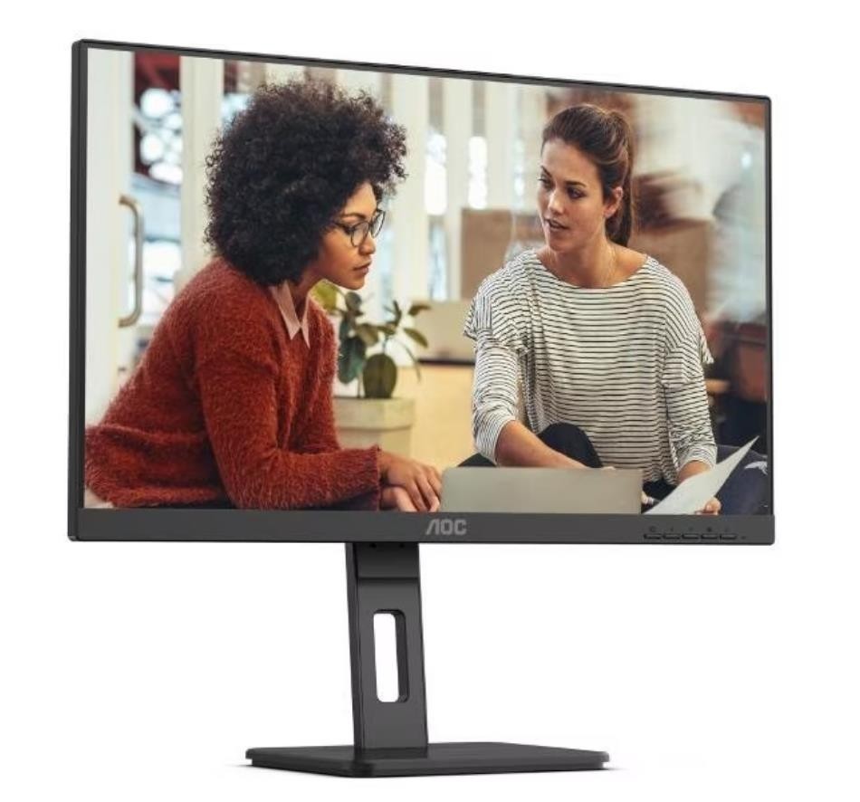 Монитор AOC 23,8" 24E3QAF Black, 16:9, IPS, 1920x1080, 4ms, 300cd, 75Hz, 1xVGA, 1xHDMI, 1xDP, SPK, HAS