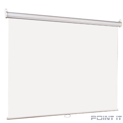 Lumien Eco Picture [LEP-100122] Настенный экран 127х200см (рабочая область 121х194 см) Matte White восьмигранный корпус, возможность потолочн./настенного крепления, уровень в комплекте, 16:10 (треуго