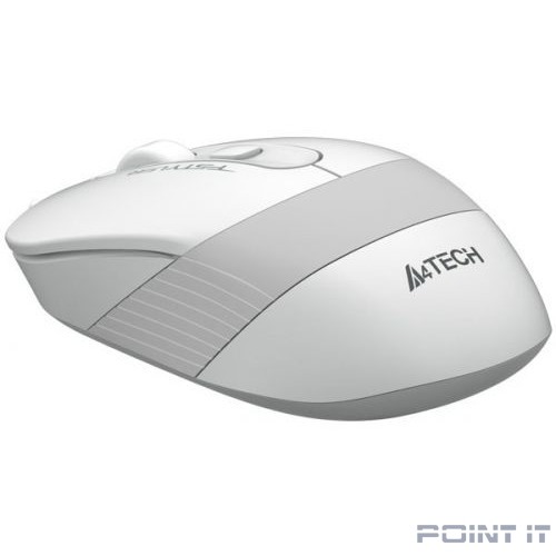 Мышь беспроводная A4Tech Fstyler FG10 , белый/серый , оптическая, 2000dpi , USB, 4 кнопки