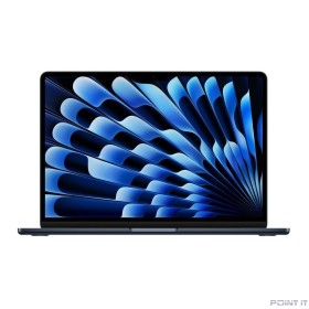 Ноутбук Apple MacBook Air 13-inch 2025 [MW133ZA/A] (КЛАВ.РУС.ГРАВ.) Midnight 13.6&quot; Liquid Retina {(2560x1600) M4 10C CPU 10C GPU/16GB/512GB SSD/рекоменд.переходник} (A3240)
