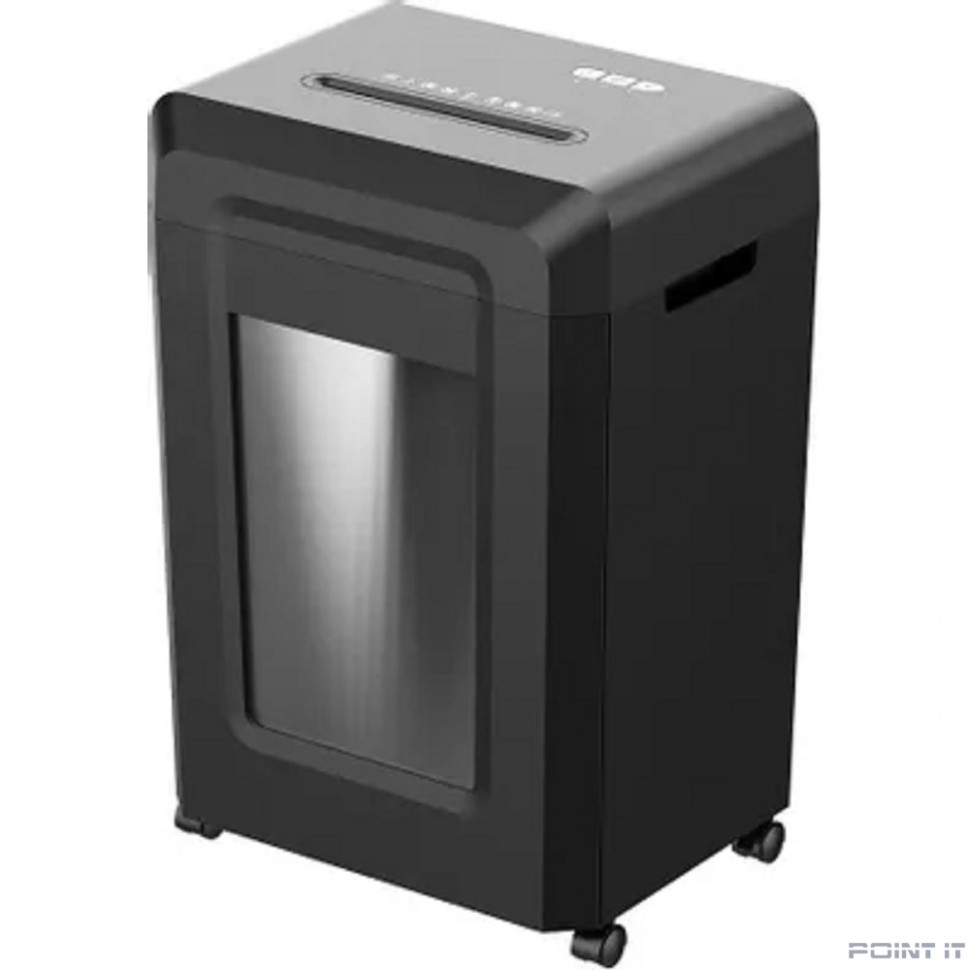 Шредер Cactus CS-SH-G9 (секр.P-4) фрагменты 18лист. 30лтр. скрепки скобы пл.карты CD {2030104}