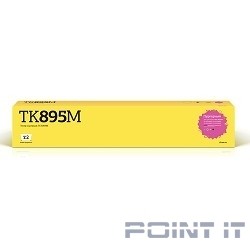 T2 TK-895M Тонер-картридж (TC-K895M) для Kyocera FS-C8020/C8025/C8520/C8525 (6000 стр.) пурпурный, с чипом