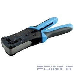Hyperline HT-N468B Инструмент обжимной для RJ-45, RJ-12, профессиональный