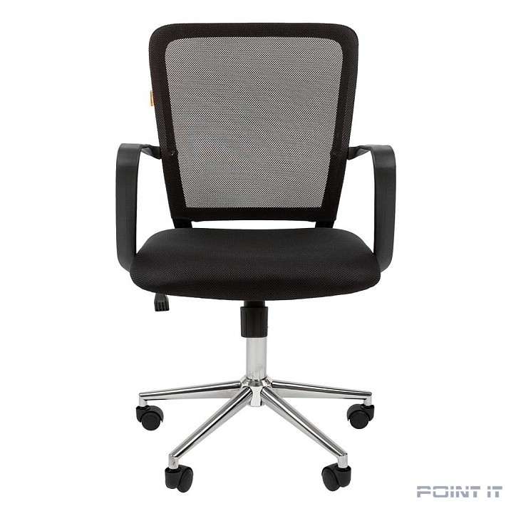 Офисное кресло Chairman 698 Россия TW-01 черный хром new (7077478)