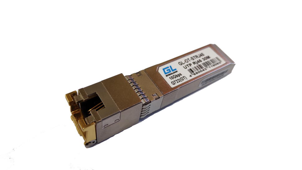 Модуль GIGALINK SFP+ 10G, медь кат.6 (20м), кат. 6а (30м), Ethernet 10G, (до 30м)