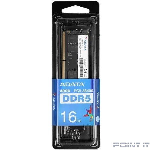 Модуль памяти для ноутбука DDR5 16GB DDR5-4800 AD5S480016G-S, CL40, 1.1V ADATA