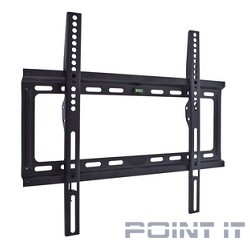 Kromax IDEAL-3 new black, Кр. стал. наст. для TV 22"-65", max 50 кг, 0 ст св., от ст. 23 мм, max VESA 400x400 мм.