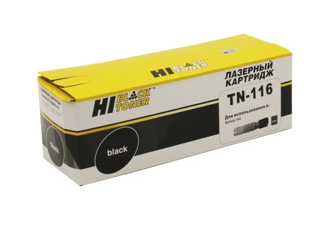 Тонер-картридж Hi-Black (HB-TN-116/TN-118) для Konica Minolta Bizhub 164, 5,5K