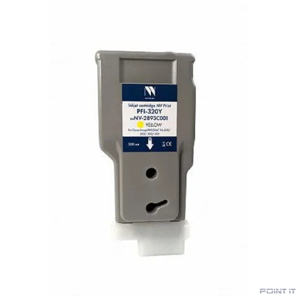 Струйный картридж NV Print PFI-320Y (NV-2893C001) Yellow для Canon ImagePROGRAF TM-200/205/300/305 (300 мл)