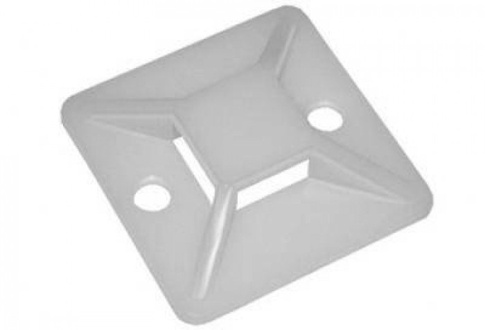 Площадка самоклеющаяся для крепления стяжек 20мм*20мм (для стяжек шириной 5мм), NETKO Optima (упак.100 шт) SB