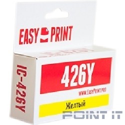 EasyPrint CLI426Y Картридж IC-CLI426Y для Canon PIXMA iP4840/MG5140/MG6140/MX884, желтый, с чипом