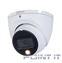 DAHUA DH-HAC-HDW1200TLMP-IL-A-0280B-S6 Уличная турельная HDCVI-видеокамера с интеллектуальной двойной подсветкой 2Мп, объектив 2.8мм, ИК 20м, LED 20м, IP67, корпус: металл