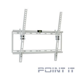 Kromax IDEAL-4 new white, наст. для TV 22"-65", max 50 кг, 1 ст св., нак. 0°-10°, от ст. 23 мм, max VESA 400x400 мм.