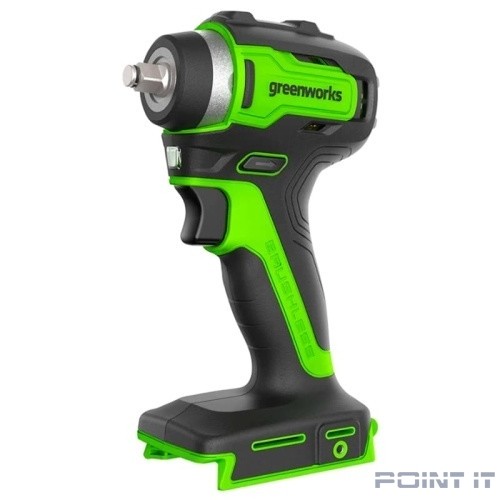 Greenworks G24IW200 Гайковерт ударный аккумуляторный, 24V, 200 Нм, бесщеточный, без АКБ и ЗУ [3803607]