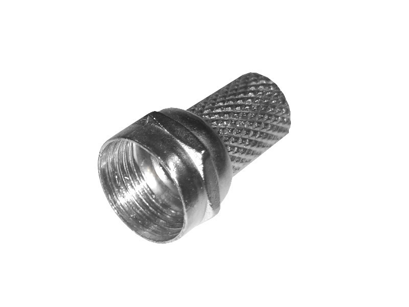 Штекер F (гайка) на RG-6/SAT-703 (цинк) (F113-55), NETKO Optima L