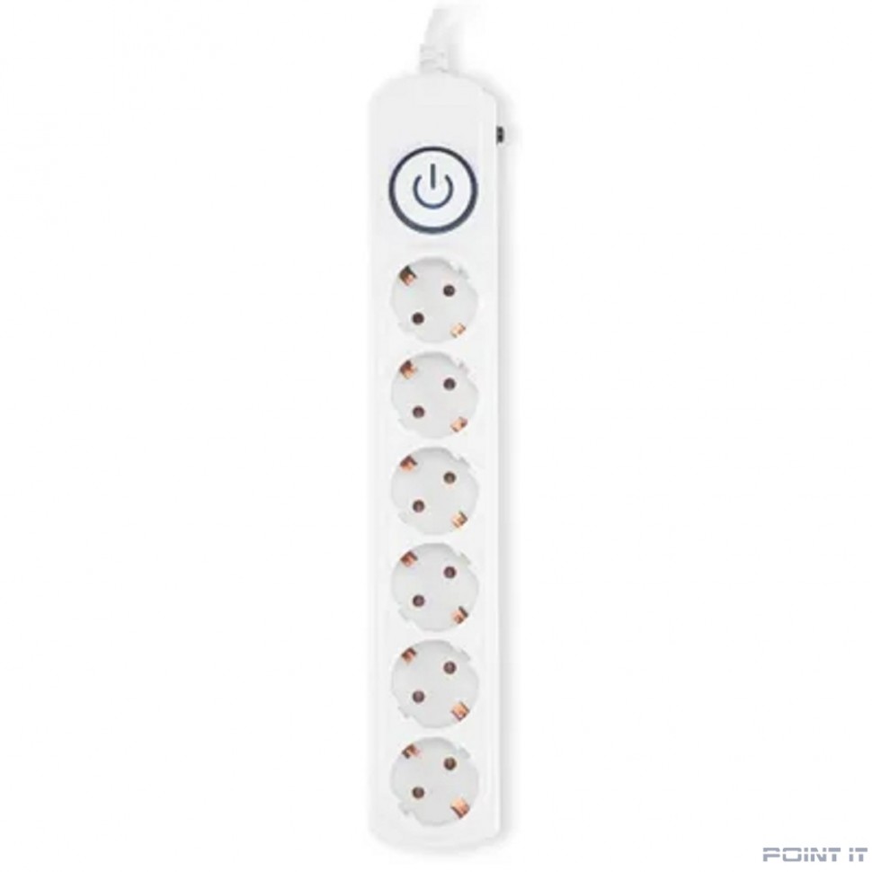 Ippon Сетевой фильтр BK-6-EU-3-16-W 3м (6 розеток) белый (коробка) (1804838)