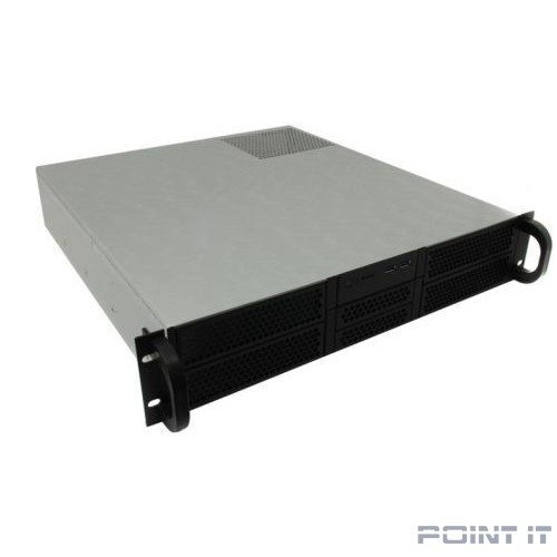 Procase RE204-D2H5-M-48 Корпус 2U server case,2x5.25+5HDD,черный,без блока питания(PS/2,mini-redundant),глубина 480мм,mATX 9.6"x9.6"