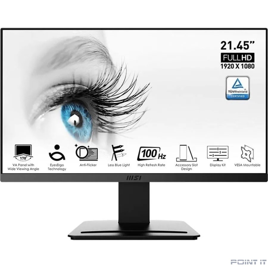 Монитор MSI 21.5" MP223 {VA 1920x1080 100Hz 1ms 250cd D-Sub HDMI} [9S6-3PB9CH-014]
