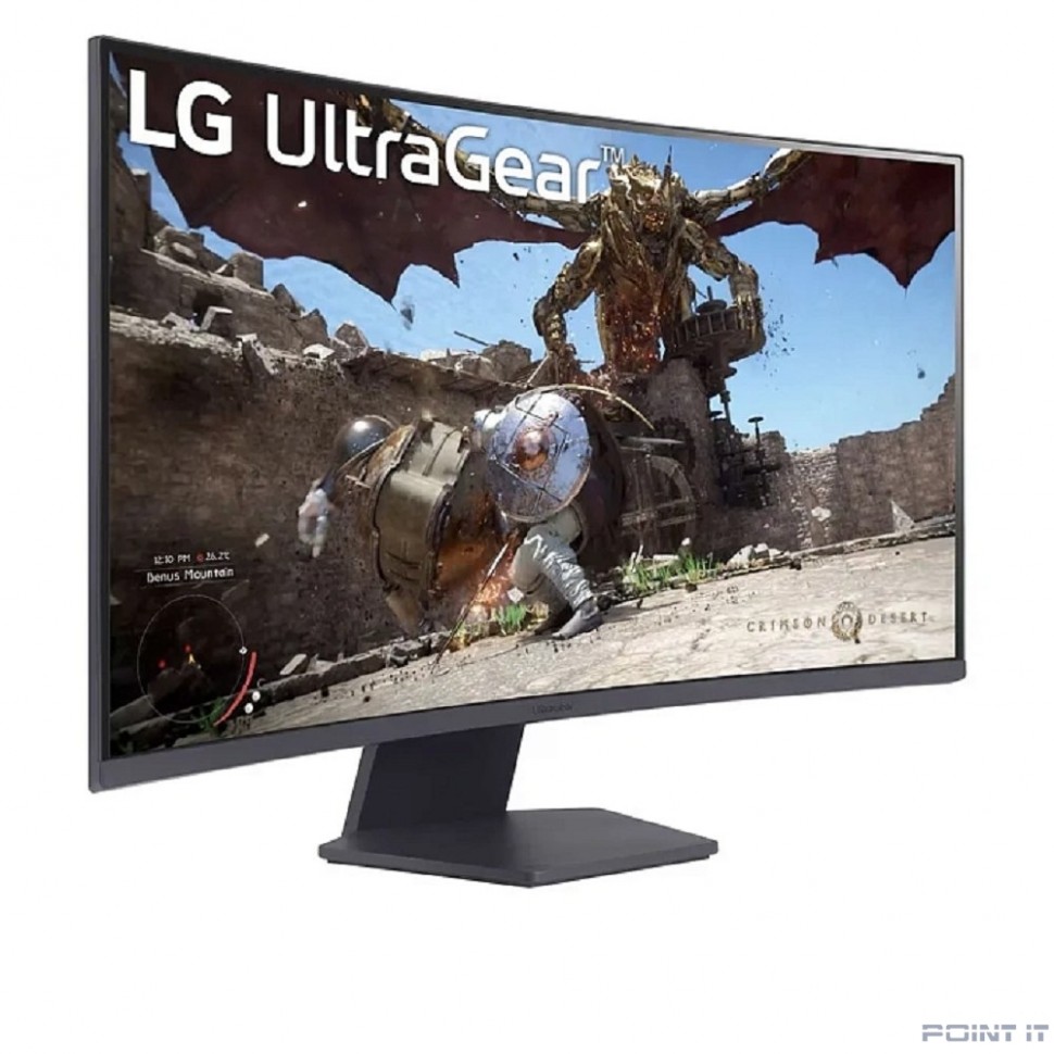 Монитор LCD LG 31.5" 32GS60QC-B UltraGear {VA Curved 2560x1440 180Hz}