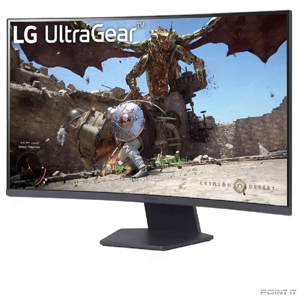 Монитор LCD LG 31.5" 32GS60QC-B UltraGear {VA Curved 2560x1440 180Hz}