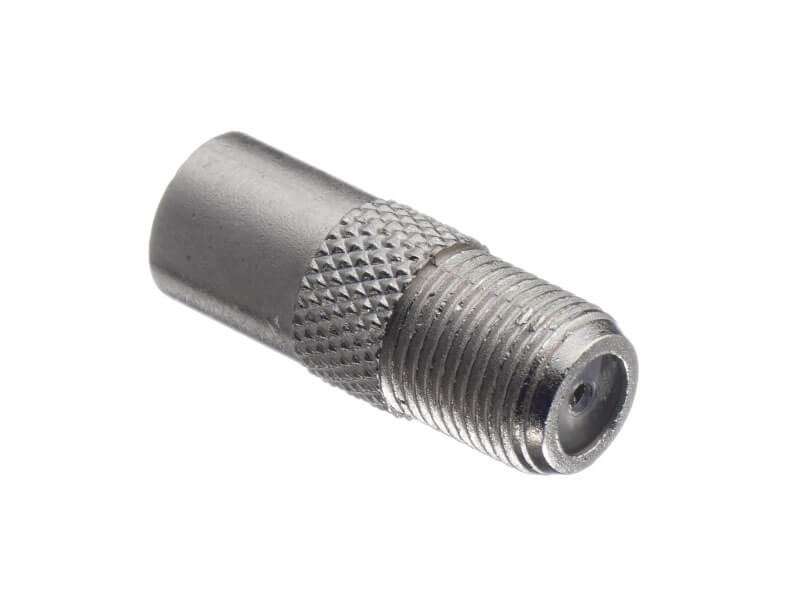 Переходник гнездо F - штекер TV (цинк) (P108-52), NETKO Optima