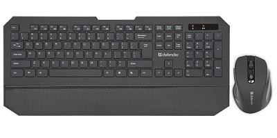 Беспроводная клавиатура/мышь BERKELEY C-925 RU BLACK 45925 DEFENDER