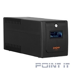 Exegate EP285581RUS ИБП ExeGate SpecialPro Smart LLB-650.LCD.AVR.EURO.RJ.USB <650VA/360W, LCD, AVR, 2 евророзетки, RJ45/11, USB, Black>
