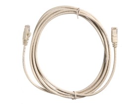 Патч-корд UTP4 cat.6, 3.0м, литой коннектор, серый, Netko CKC