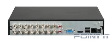 DAHUA DH-XVR1B16-I 16-канальный HDCVI-видеорегистратор c SMD, видеоаналитика, до 18 IP каналов до 6Мп, 1 SATA III до 16Тбайт