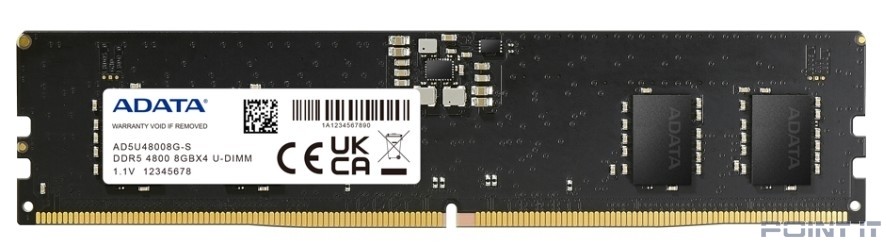 Модуль памяти DIMM 32GB DDR5-4800 AD5U480032G-S ADATA