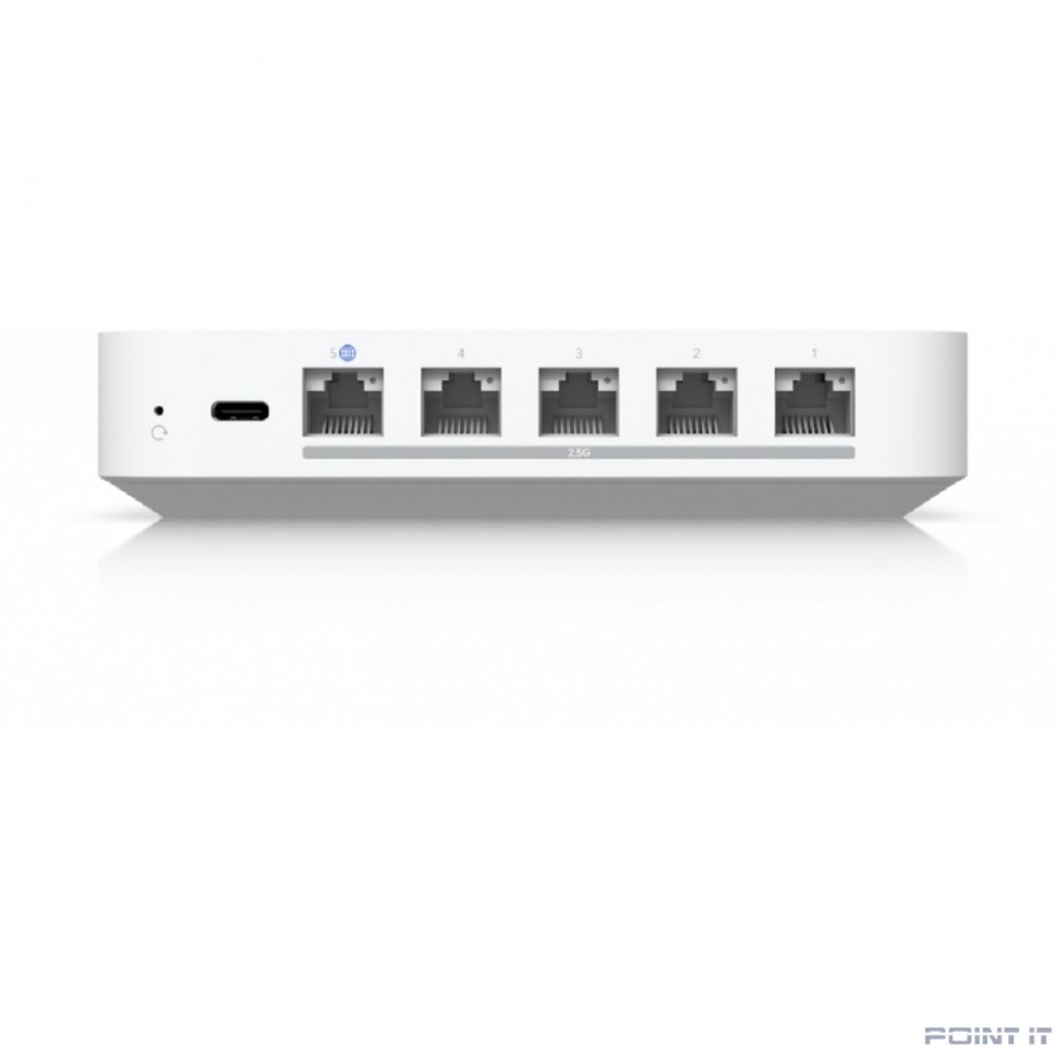 UBIQUITI UCG-Max Маршрутизатор 4 ядра (1,5 ГГц), 4х 2,5G RJ45, 1х 2.5G RJ45 WAN