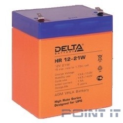 Delta HR 12-21W (5 А\ч, 12В) свинцово- кислотный аккумулятор