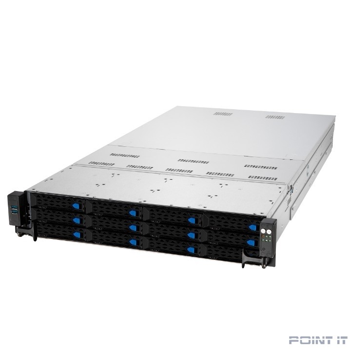 ASUS 90SF00Z8-M00CL0 RS720-E10-RS12, 2U, 2xLGA4189 (3rd Gen Scalable), 32 DDR4, 12x3.5 hot-swap bays (8x NVMe/SAS/SATA + 4x SATA/SAS), 2х M.2 slots(2280), 8xPCIe x8 + OCP 3.0, Aspeed AST2600,