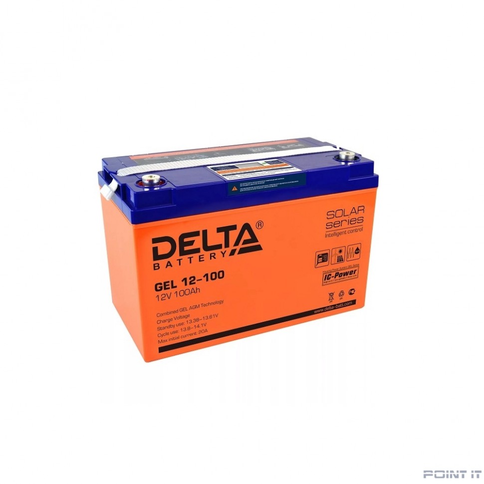 Delta GEL 12-100 (12V/100Ач) свинцово- кислотный аккумулятор