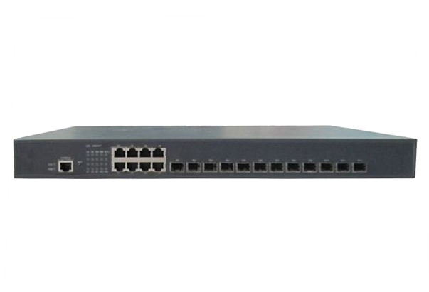 Управляемый коммутатор L2++ GIGALINK уровня 2, 12 портов 1/10G BaseX SFP+, 8 портов 1000BaseT, 1 Консольный, Резервный БП (опция)