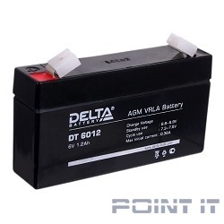 Delta DT 6012 (1,2 А\ч, 6В) свинцово- кислотный аккумулятор