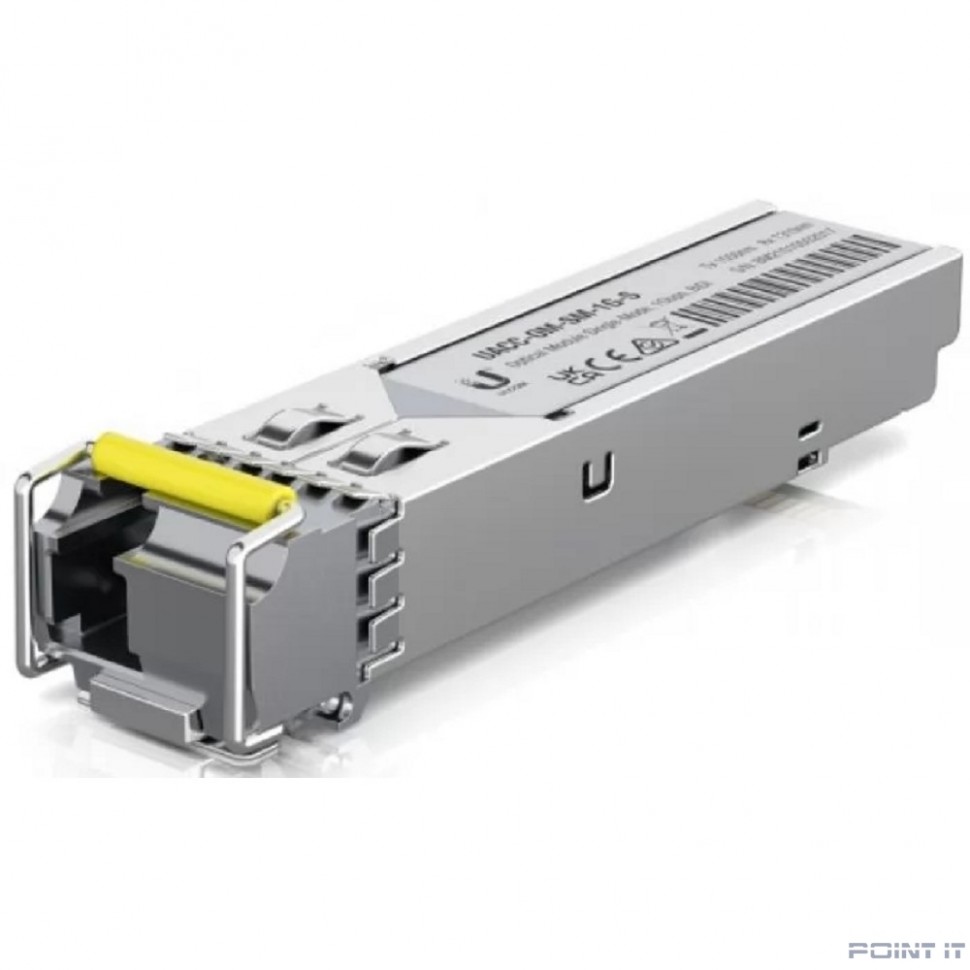 UBIQUITI Трансивер Ubiquiti UACC-OM-SM-1G-S-2 (2 шт. в комплекте) Двунаправленный одномодовый оптический модуль 1 Гбит/с, 3 км