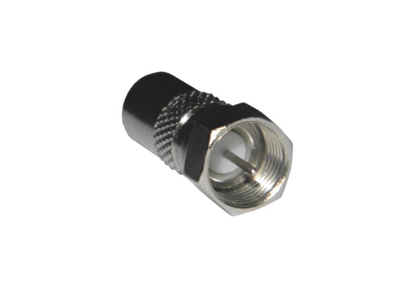 Переходник шт.F - шт.TV (цинк), NETKO Optima