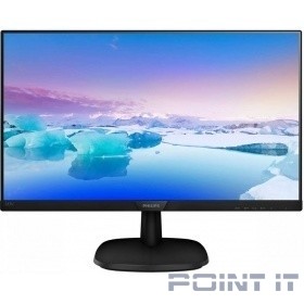 Монитор LCD PHILIPS 23.8" 243V7QJABF (00/01(86)) черный {IPS, 1920x1080, 5 ms, 178°/178°, 250 cd/m, 10M:1, D-Sub, HDMI, DP}