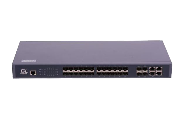 Управляемый коммутатор L2 GIGALINK 24 SFP 1000Mb/s портов, 4 Combo TX/SFP 1000Mb/s, 1 Console. 1U 19'', 220V