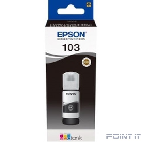 EPSON C13T00S14A Контейнер 103 с черными чернилами для L1110/L3100/3101/3110/3150/3151, 65 мл. (cons ink)